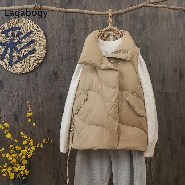 vests lagabogy new winter 90% white duck down vest women thick warm coat loose casual windproof sleeveless female short puffer jacket, Black;white
vests lagabogy new winter 90% white duck down vest women thick warm coat loose casual windproof sleeveless female short puffer jacket, Black;white