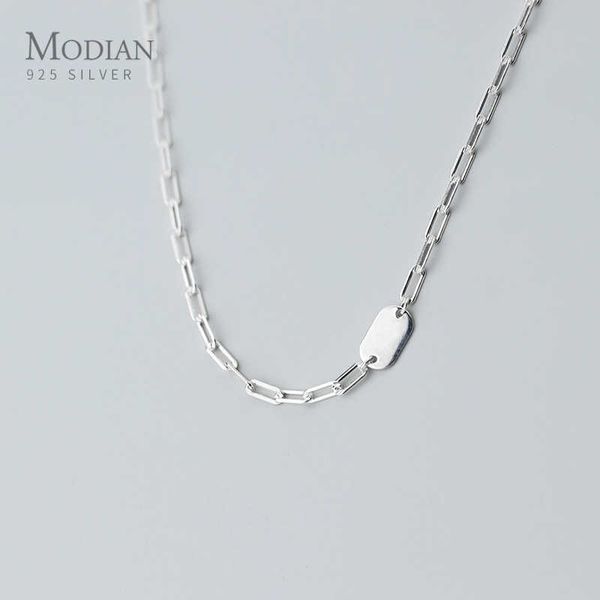 pendant necklaces modian minimalist oval pendant necklace for women 925 sterling silver geometric link chain necklace fine jewelry accessori
pendant necklaces modian minimalist oval pendant necklace for women 925 sterling silver geometric link chain necklace fine jewelry accessori