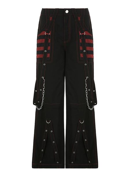 capris goth dark y2k punk wide leg grunge black pants mall gothic harajuku baggy high waist trousers strap patchwork techwear clothes, Black;white
capris goth dark y2k punk wide leg grunge black pants mall gothic harajuku baggy high waist trousers strap patchwork techwear clothes, Black;white