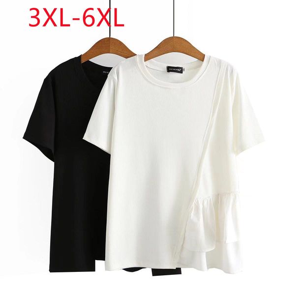 t-shirt large womens 2022 summer new fashion casual splicing short plus size sleeve tshirt 3xl 4xl 5xl 6xl, Black
t-shirt large womens 2022 summer new fashion casual splicing short plus size sleeve tshirt 3xl 4xl 5xl 6xl, Black