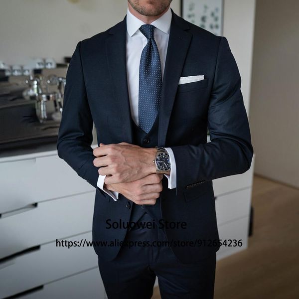 blazers classic slim fit suits for men business 3 piece jacket vest pants set formal groom wedding tuxedo male office blazer custom made, White;black
blazers classic slim fit suits for men business 3 piece jacket vest pants set formal groom wedding tuxedo male office blazer custom made, White;black