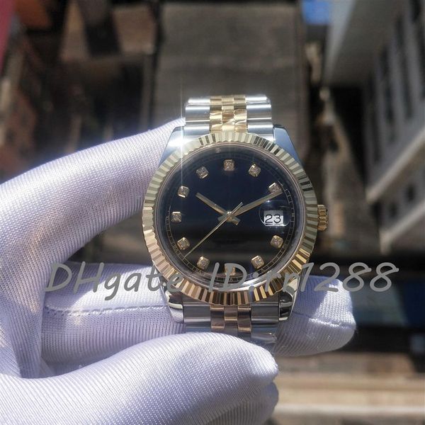 men watch bp factory v2 new strap bicolor jubilee bracelet date black dial sapphire glass automatic movement 41mm bpf mens watches283r, Slivery;brown
men watch bp factory v2 new strap bicolor jubilee bracelet date black dial sapphire glass automatic movement 41mm bpf mens watches283r, Slivery;brown