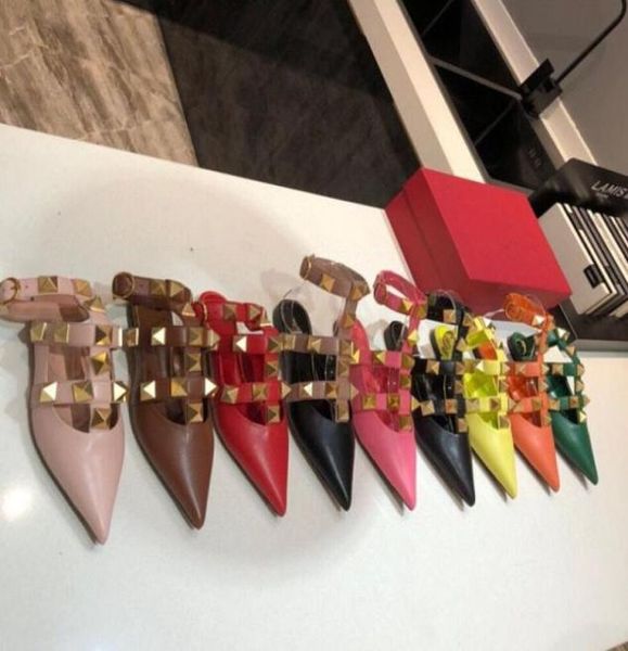 2021 new pointed shallow mouth baotou flat belt buckle candy color rivet rear empty sandals women039s leather shoes7497005, Black
2021 new pointed shallow mouth baotou flat belt buckle candy color rivet rear empty sandals women039s leather shoes7497005, Black