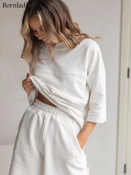 women's tracksuits bornladies summer 100% cotton sets women casual two pieces half sleeve patchwork t shirts high waist shorts outfits, Gray
women's tracksuits bornladies summer 100% cotton sets women casual two pieces half sleeve patchwork t shirts high waist shorts outfits, Gray