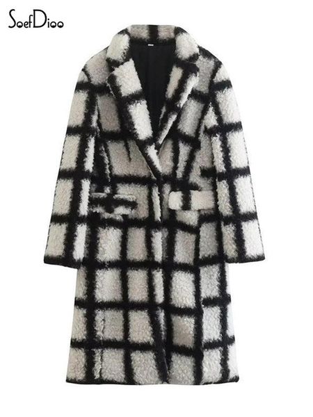 fur soefdioo women fashion lamb wool coat retro lapel long sleeve pockets button up outerwear autumn winter 2022 chic streetwear, Black
fur soefdioo women fashion lamb wool coat retro lapel long sleeve pockets button up outerwear autumn winter 2022 chic streetwear, Black