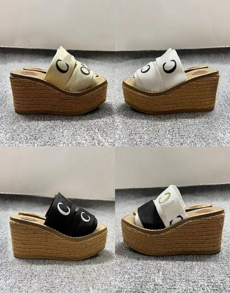2022 women039s platforms canvas sandals beige woody wedge heeled slides espadrilles heels sandal 10cm luxury designers holiday 2357817, Black
2022 women039s platforms canvas sandals beige woody wedge heeled slides espadrilles heels sandal 10cm luxury designers holiday 2357817, Black