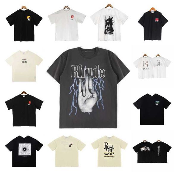 rhude tshirt designer mens t shirts tide printed tee men women round neck short sleeve tshirt casual loose fashion high street hip hop styli, White;black
rhude tshirt designer mens t shirts tide printed tee men women round neck short sleeve tshirt casual loose fashion high street hip hop styli, White;black