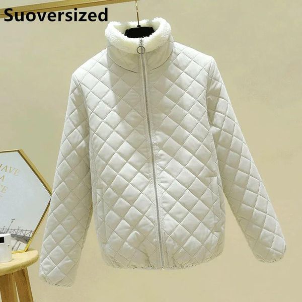 leather women's plus velvet cotton padded jacket winter warm thicken candy color coats korean casual loose outwear snow wear chaquetas, Black
leather women's plus velvet cotton padded jacket winter warm thicken candy color coats korean casual loose outwear snow wear chaquetas, Black