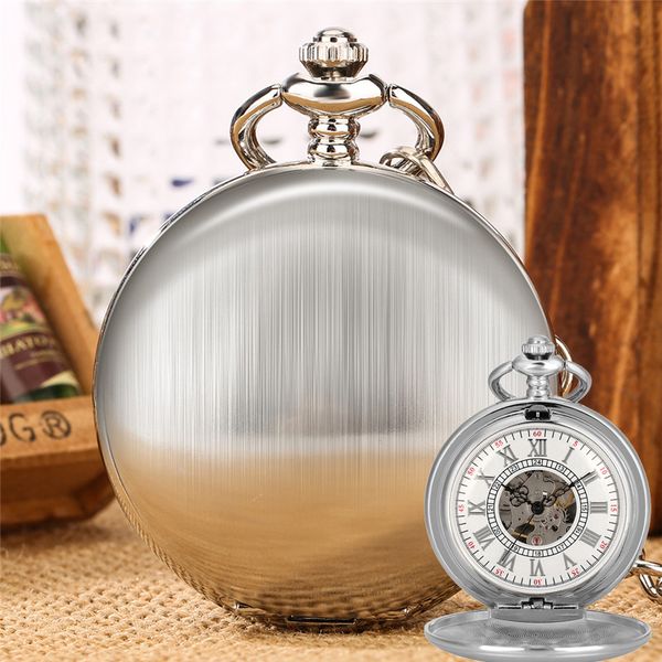 sier pocket watch full hunter matte case roman number display men's automatic mechanical clock with pendant chain gift, Slivery;golden
sier pocket watch full hunter matte case roman number display men's automatic mechanical clock with pendant chain gift, Slivery;golden