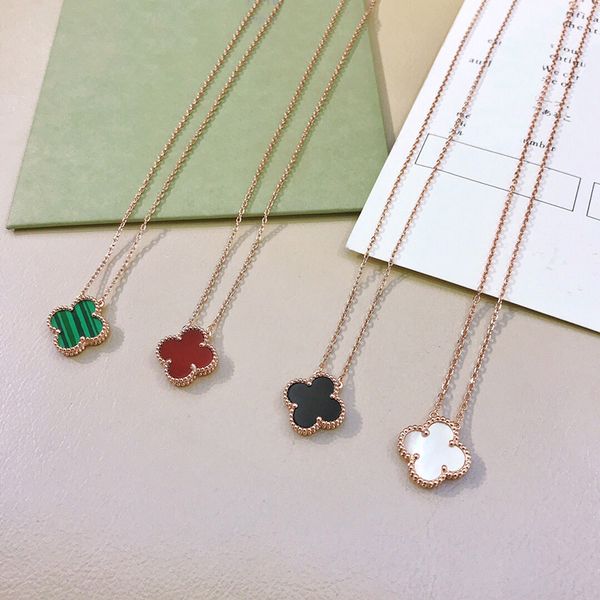 With Box Luxury Kids Designer Vintage Jewelry Four Leaf Clover Necklaces Girl Pendants Mother-Of-Pearl Stainless Steel Plated 18k Gold Plating For Women Jewelry, 8 - red+rose gold
With Box Luxury Kids Designer Vintage Jewelry Four Leaf Clover Necklaces Girl Pendants Mother-Of-Pearl Stainless Steel Plated 18k Gold Plating For Women Jewelry, 8 - red+rose gold