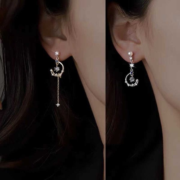 charm s925 silver needle moon star asymmetric earrings for women crystal opal cloud rain tassel dangle earring fashion jewelry gift aa230421, Golden
charm s925 silver needle moon star asymmetric earrings for women crystal opal cloud rain tassel dangle earring fashion jewelry gift aa230421, Golden