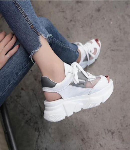 summer thick sole women sandals roma high heel ulzzang platform sandals woman mesh leather breathable female beach sandal4866298, Black
summer thick sole women sandals roma high heel ulzzang platform sandals woman mesh leather breathable female beach sandal4866298, Black