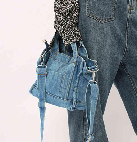 brands denim tote women shoulder bag small design canvas jeans shopper bags for handbags crossbody female purse 2205194349774
brands denim tote women shoulder bag small design canvas jeans shopper bags for handbags crossbody female purse 2205194349774
