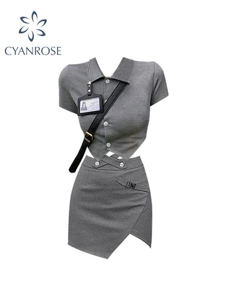 dress vintage women's crop shirt a line skirt chic twopiece set summer preppy style korean casual elegant fashion kawaii clothes, White
dress vintage women's crop shirt a line skirt chic twopiece set summer preppy style korean casual elegant fashion kawaii clothes, White