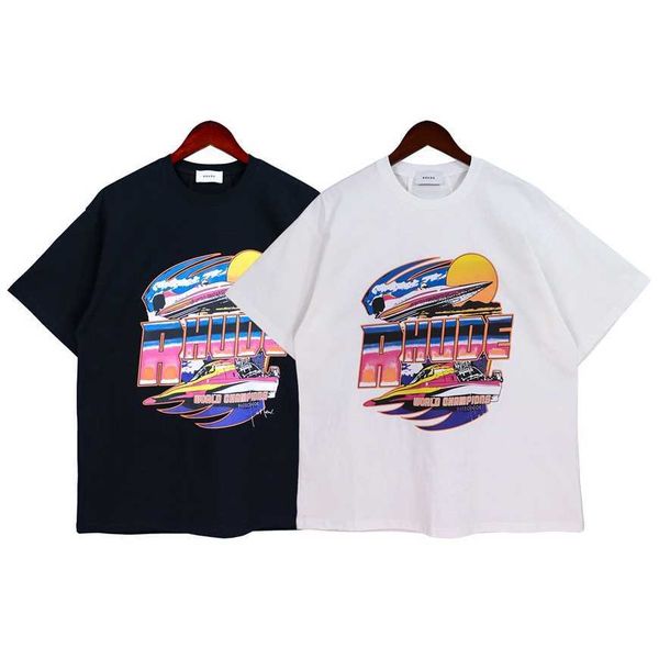32% off chaopai rhude spring/summer new print street loose short sleeve t-shirt for men and women, White;black
32% off chaopai rhude spring/summer new print street loose short sleeve t-shirt for men and women, White;black