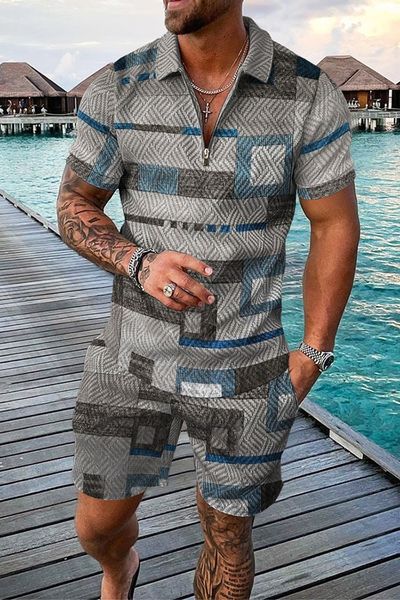 men's tracksuits men's tracksuit summer short sleeve polo shirt and shorts suit two-piece set male golf sport gym clothing streetw, Gray
men's tracksuits men's tracksuit summer short sleeve polo shirt and shorts suit two-piece set male golf sport gym clothing streetw, Gray