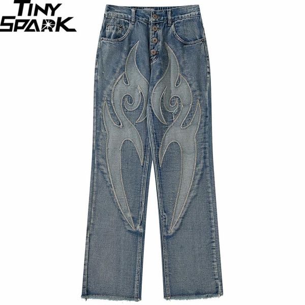 pants 2022 retro graphic embroidery jeans hip hop denim pants streetwear denim pants men harajuku cotton trousers harem pants elastic, Black
pants 2022 retro graphic embroidery jeans hip hop denim pants streetwear denim pants men harajuku cotton trousers harem pants elastic, Black