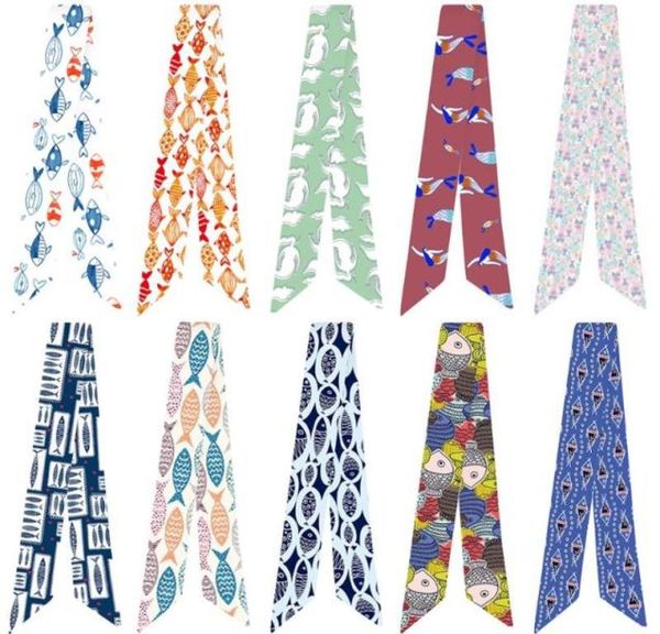 scarves japanese style ocean fish print variety bag handle tie wrap silk scarf small fashion handbag4779881, Blue;gray
scarves japanese style ocean fish print variety bag handle tie wrap silk scarf small fashion handbag4779881, Blue;gray
