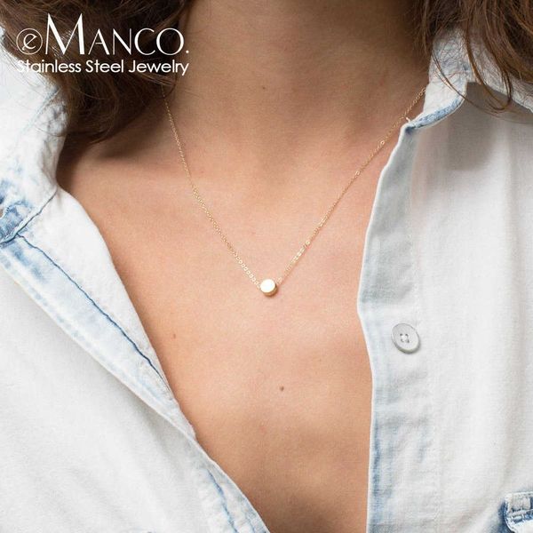 pendant necklaces e-manco stainless steel necklace women minimalist dainty necklace for women small pendant necklace brand luxury jewelry w0, Silver
pendant necklaces e-manco stainless steel necklace women minimalist dainty necklace for women small pendant necklace brand luxury jewelry w0, Silver