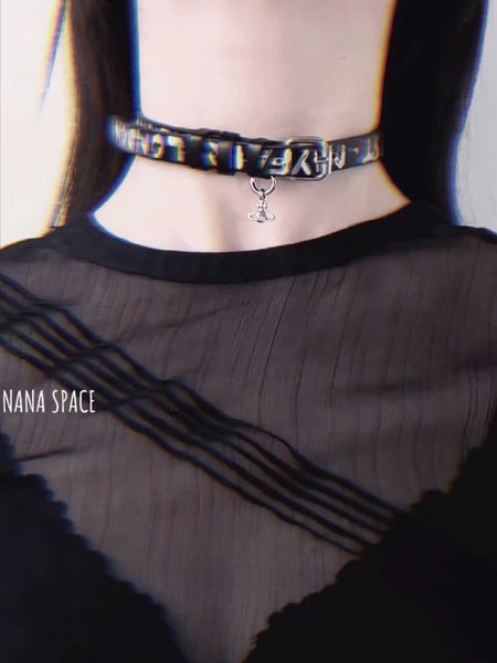 nanaspace - western empress dowager fashionable and modern black cowhide three layer collar punk rock saturn pendant, Silver
nanaspace - western empress dowager fashionable and modern black cowhide three layer collar punk rock saturn pendant, Silver
