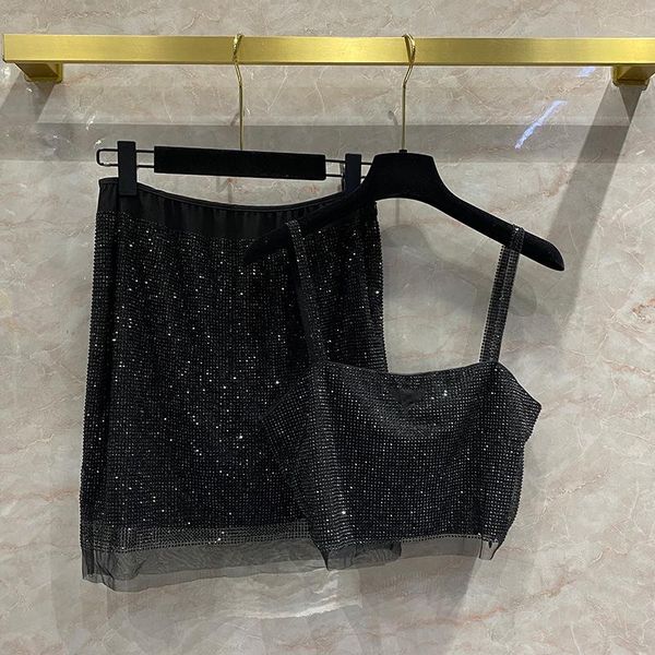 dress new full drill drill black small suspender skirt summer highend design short skirt fashion, White
dress new full drill drill black small suspender skirt summer highend design short skirt fashion, White
