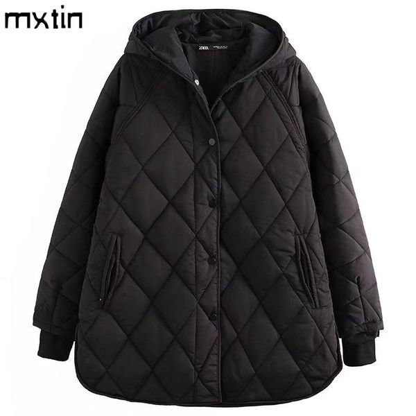 leather 2021 women winter vintage solid loose hooded pockets cotton jackets fashion long sleeve warm parkas female outerwear long, Black
leather 2021 women winter vintage solid loose hooded pockets cotton jackets fashion long sleeve warm parkas female outerwear long, Black