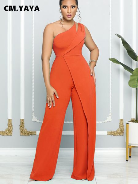 women's jumpsuits rompers cm.yaya women one shoulder splicing high waist straight jumpsuits female ins vintage chic fashion suit romper, Black;white
women's jumpsuits rompers cm.yaya women one shoulder splicing high waist straight jumpsuits female ins vintage chic fashion suit romper, Black;white
