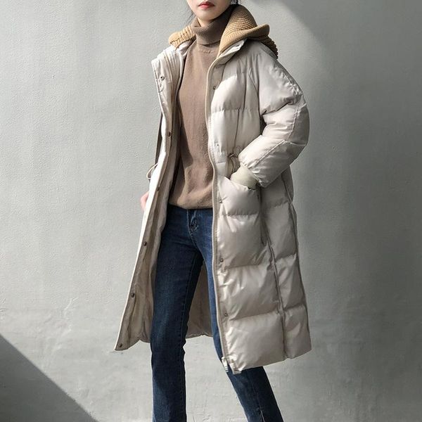 leather hxjjp 2022 winter hooded down coat women's wool hat koreanthick warm parkas female long sleeve outerwear, Black
leather hxjjp 2022 winter hooded down coat women's wool hat koreanthick warm parkas female long sleeve outerwear, Black