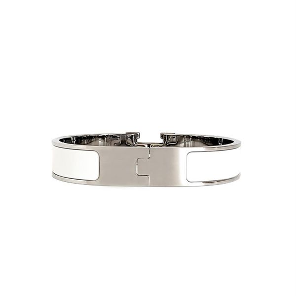 classic luxury designer h bangle men women silver plated letter bracelet valentine's mother's day birthday gift no fadin2176, Black
classic luxury designer h bangle men women silver plated letter bracelet valentine's mother's day birthday gift no fadin2176, Black