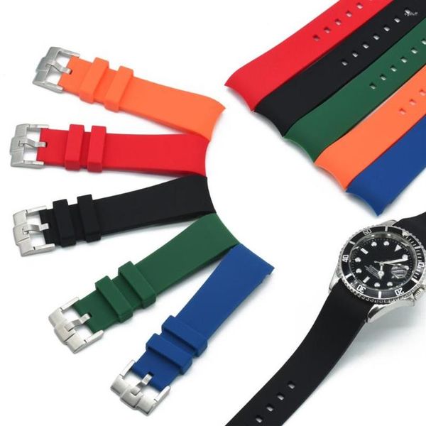 watch bands curved end rubber strap 20mm 22mm band waterproof silicone watchbands silver black buckle2033, Black;brown
watch bands curved end rubber strap 20mm 22mm band waterproof silicone watchbands silver black buckle2033, Black;brown