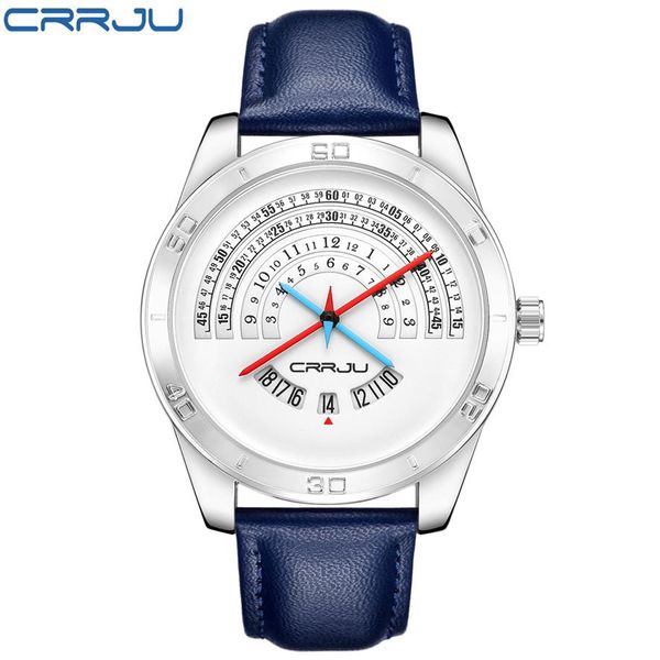 2020 crrju band luxury sports leather watches men's casual quartz calendar clock army military wrist watch relogio mascul259i, Slivery;brown
2020 crrju band luxury sports leather watches men's casual quartz calendar clock army military wrist watch relogio mascul259i, Slivery;brown