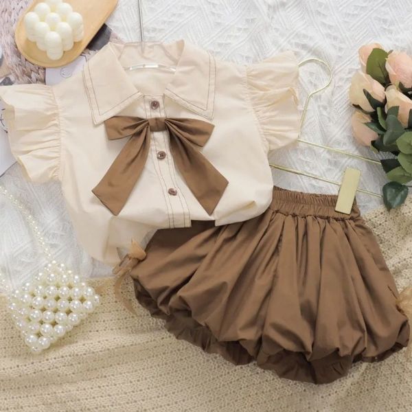 clothing sets summer small flying sleeve shirt bud pants two-piece set baby girls princess sport tracksuits toddler children clothing 230422, White
clothing sets summer small flying sleeve shirt bud pants two-piece set baby girls princess sport tracksuits toddler children clothing 230422, White