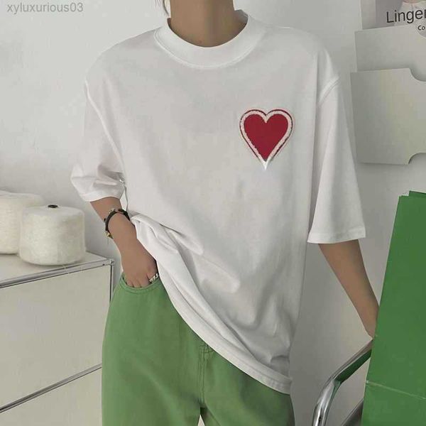22ss mens t shirt designer sweatshirt summer cotton tshirt short-sleeved t-shirt love embroidery men women pullover tee 88, White;black
22ss mens t shirt designer sweatshirt summer cotton tshirt short-sleeved t-shirt love embroidery men women pullover tee 88, White;black