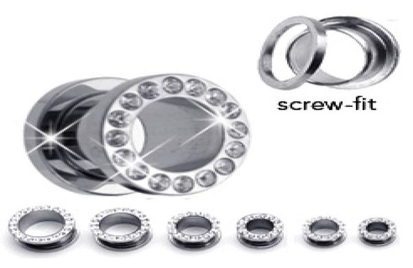 body jewelry piercing crystal flesh tunnel ear plug ear piercing 50pcslot mix 4 size7198286, Silver
body jewelry piercing crystal flesh tunnel ear plug ear piercing 50pcslot mix 4 size7198286, Silver