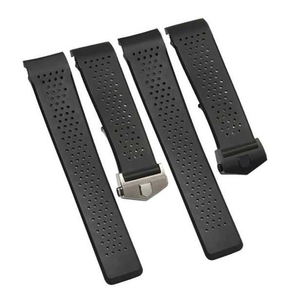 watch bands 22mm 24mm black ventilation band for tag carrera silicone rubber waterproof strap bracelet belt214g, Black;brown
watch bands 22mm 24mm black ventilation band for tag carrera silicone rubber waterproof strap bracelet belt214g, Black;brown