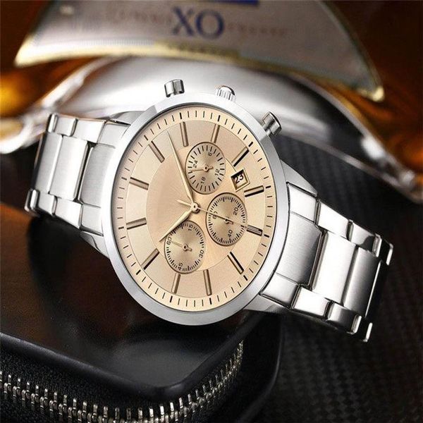 all subdial work mens fashion luxury watches ar style stainless steel chrono function designer quartz movement watches sport milit240o, Slivery;brown
all subdial work mens fashion luxury watches ar style stainless steel chrono function designer quartz movement watches sport milit240o, Slivery;brown