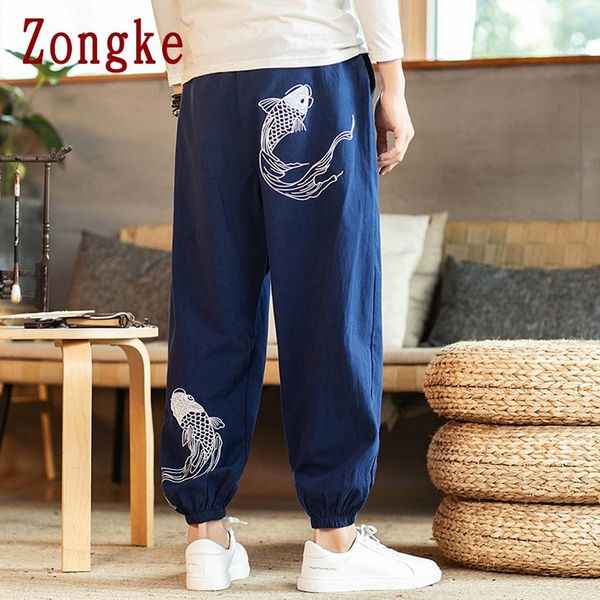 pants zongke carp embroidery harem pants men joggers men's pants korean streetwear men's casual pants hip hop m5xl 2022, Black
pants zongke carp embroidery harem pants men joggers men's pants korean streetwear men's casual pants hip hop m5xl 2022, Black
