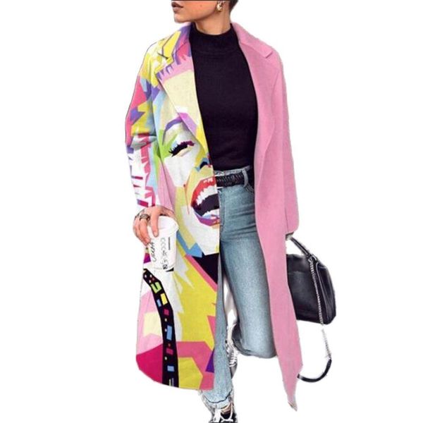 fur winter 2022 europeusa style ol overcoat women/girl lapel cartoon print patchwork single button loose woollen cloth outerwear, Black
fur winter 2022 europeusa style ol overcoat women/girl lapel cartoon print patchwork single button loose woollen cloth outerwear, Black