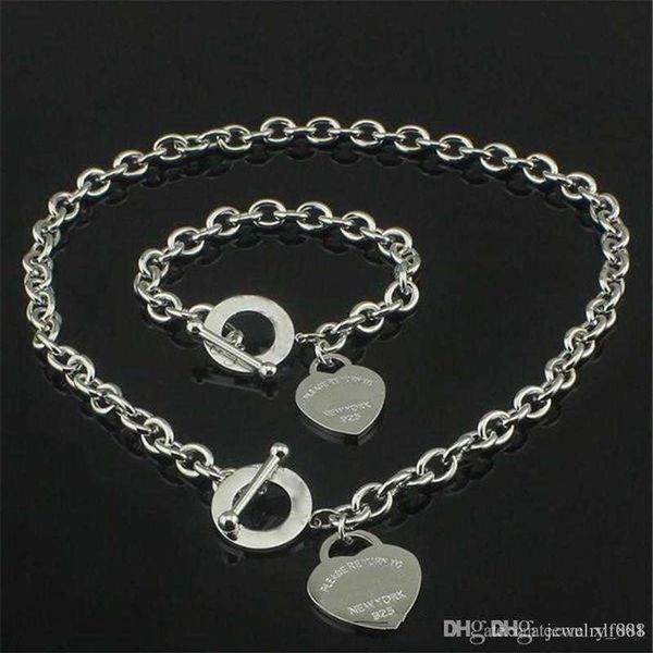 sell birthday christmas gift 925 silver love necklace bracelet set wedding statement jewelry heart pendant necklaces bangle se300n
sell birthday christmas gift 925 silver love necklace bracelet set wedding statement jewelry heart pendant necklaces bangle se300n