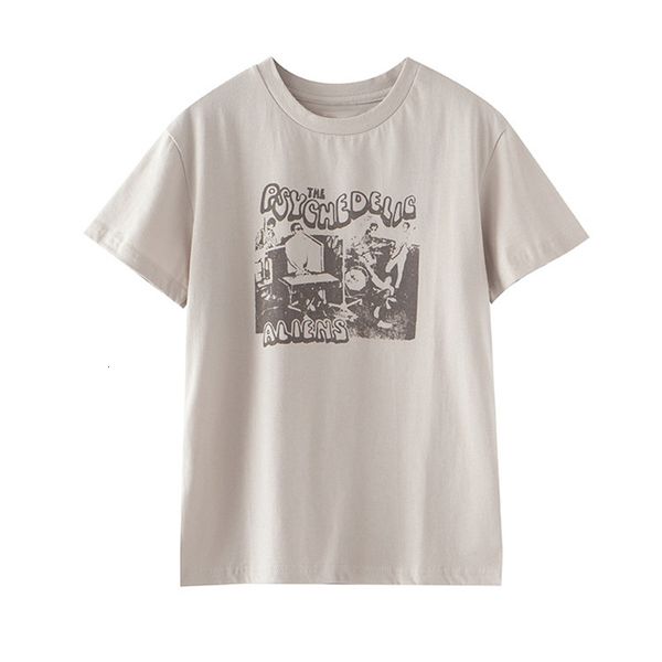 women s t shirt puwd vintage women chic print white t shirts summer fashion ladies o neck short sleeve sweet girls casual tees 230421
women s t shirt puwd vintage women chic print white t shirts summer fashion ladies o neck short sleeve sweet girls casual tees 230421