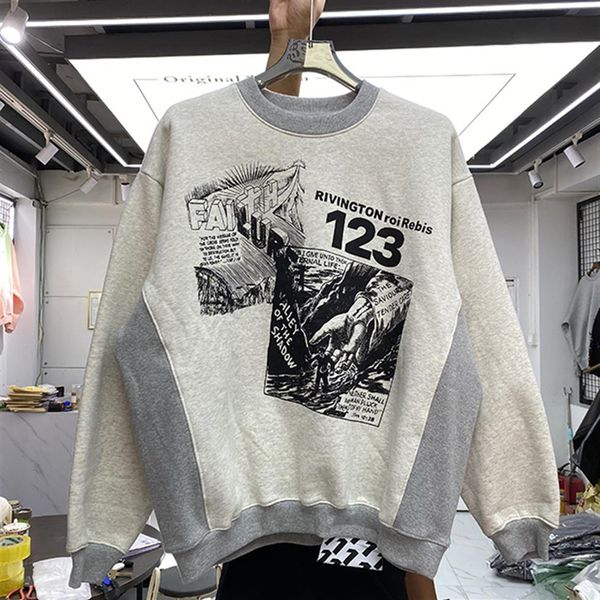 plus size warm sweatshirt hoode patchwork hip hop crewneck men's hoodies & sweatshirts real pics308g, Black;brown
plus size warm sweatshirt hoode patchwork hip hop crewneck men's hoodies & sweatshirts real pics308g, Black;brown