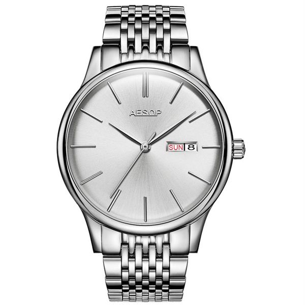 aesop 8 5mm ultra thin fashion mens watches brand luxury male clock men relogio masculino sliver strap183l, Slivery;brown
aesop 8 5mm ultra thin fashion mens watches brand luxury male clock men relogio masculino sliver strap183l, Slivery;brown