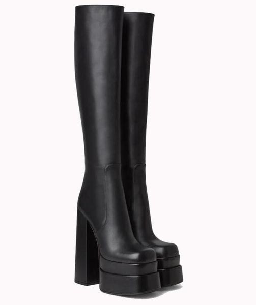realfine888 boots 5a vs leather platform ankle kneehigh boot for women with box size 35425707713, Black
realfine888 boots 5a vs leather platform ankle kneehigh boot for women with box size 35425707713, Black