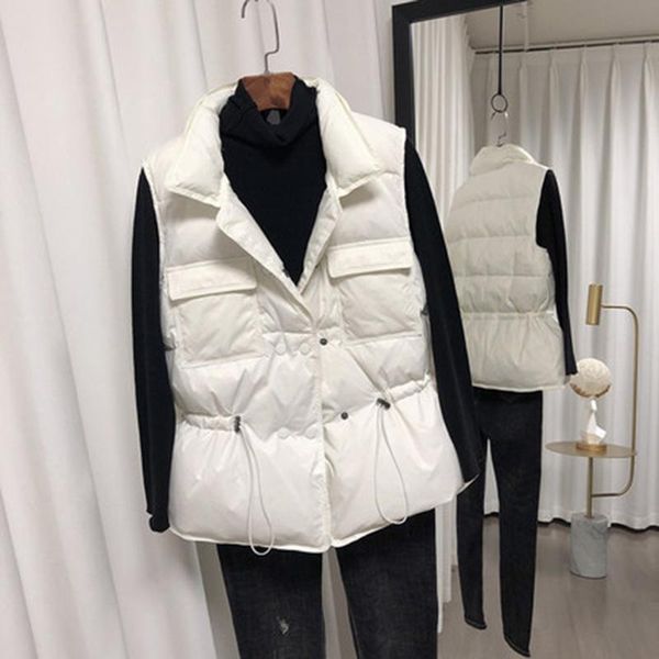 vests 2021 new ultra light down vest women short vest windproof lightweight warm waistcoat female sleeveless white duck down coat, Black;white
vests 2021 new ultra light down vest women short vest windproof lightweight warm waistcoat female sleeveless white duck down coat, Black;white