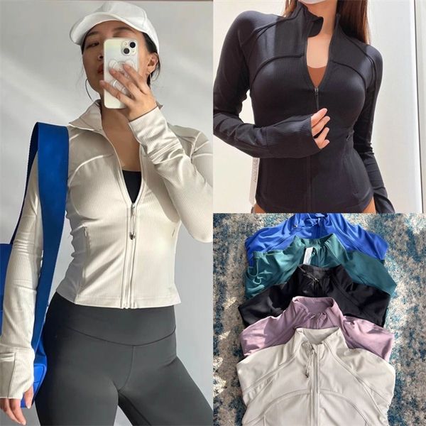 ll women ribber zipper jackets yoga wear long sleeve jacket sports casual outfit 5 colors
ll women ribber zipper jackets yoga wear long sleeve jacket sports casual outfit 5 colors