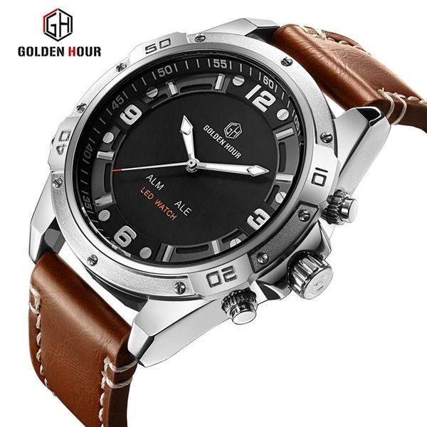 reloj hombre goldenhour men watch arm sport watch men brand military men wrist watch male clock waterproof relogio masculino287j, Slivery;brown
reloj hombre goldenhour men watch arm sport watch men brand military men wrist watch male clock waterproof relogio masculino287j, Slivery;brown