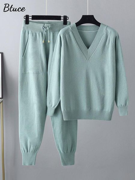 pants women thick warm knitted sweater sets female vneck cashmere+elastic high waist pants 2 pieces suit lady streetwear tracksuits, White
pants women thick warm knitted sweater sets female vneck cashmere+elastic high waist pants 2 pieces suit lady streetwear tracksuits, White