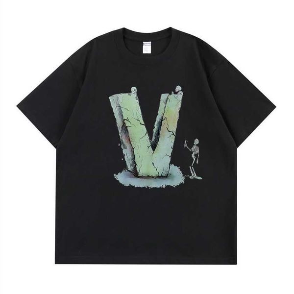 26% off trendy skull cracked letter big cotton loose t-shirt street summer, White;black
26% off trendy skull cracked letter big cotton loose t-shirt street summer, White;black