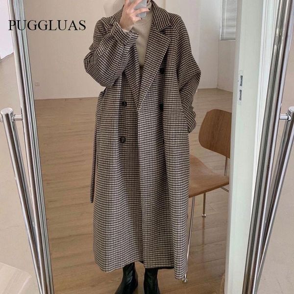 fur women's plaid woolen coat autumn woolen coat winter new korean style jacket women overcoat grey brown coat women mature office, Black
fur women's plaid woolen coat autumn woolen coat winter new korean style jacket women overcoat grey brown coat women mature office, Black