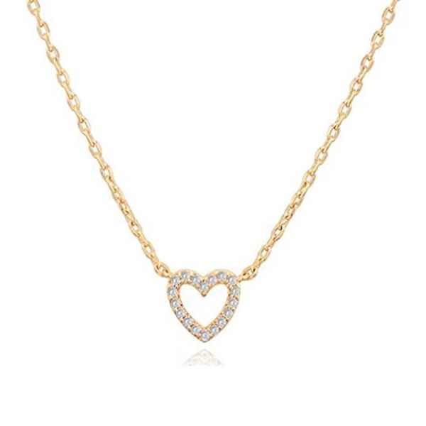 new korean edition diamond heart necklace women's zircon heart heart collar chain exquisite fashion necklace, Silver
new korean edition diamond heart necklace women's zircon heart heart collar chain exquisite fashion necklace, Silver
